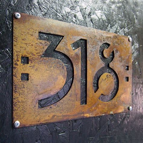 diy house numbers metal|traditional house numbers metal.